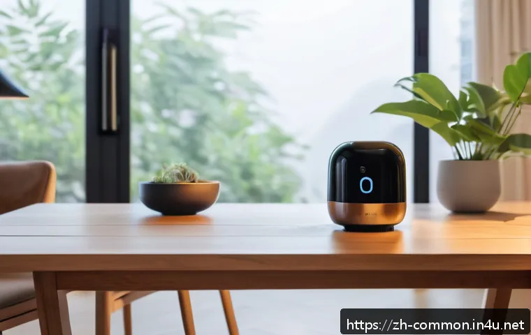 인터넷 트렌드 - A modern Chinese smart home interior scene featuring a young adult interacting with a sleek smart as...