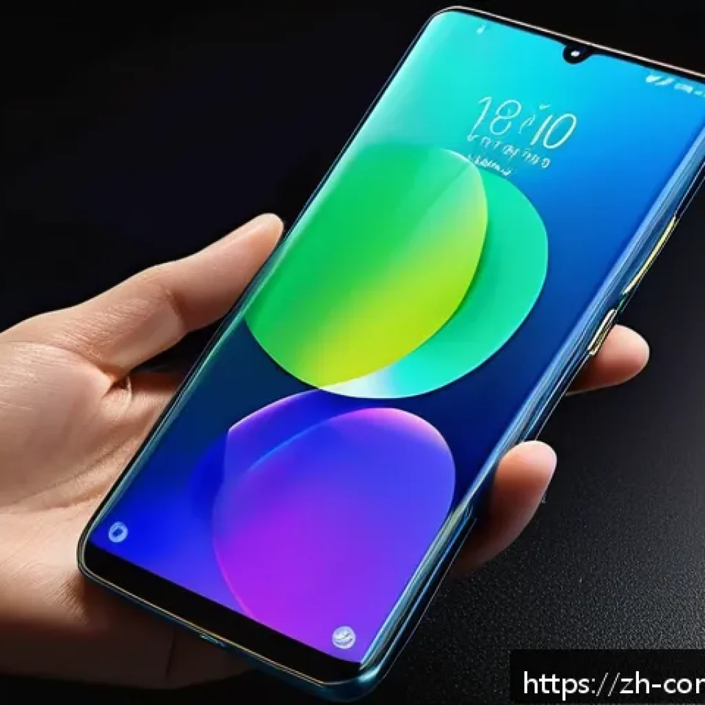 모바일 기술 - A futuristic smartphone showcasing a sleek, ultra-thin design made from advanced nano composite mate...